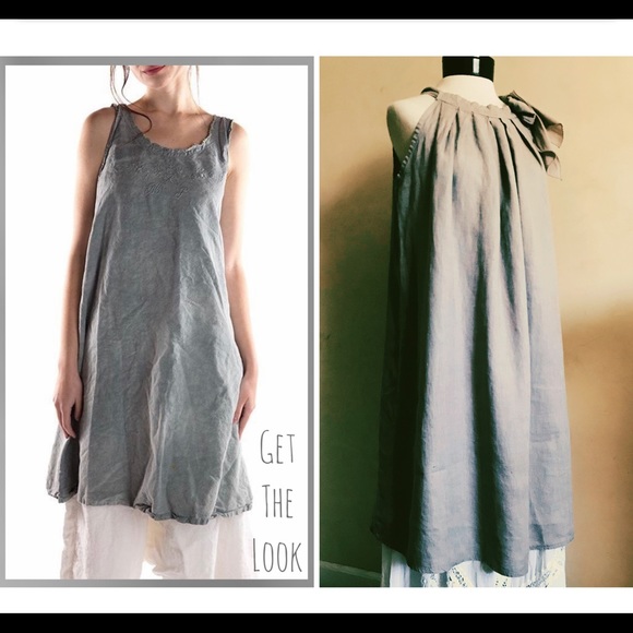 meo meli linen dress